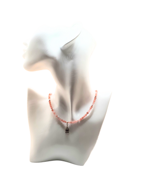 Strawberry Quartz Necklace