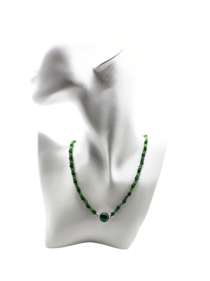 Malachite Green Aventurine Jade Necklace