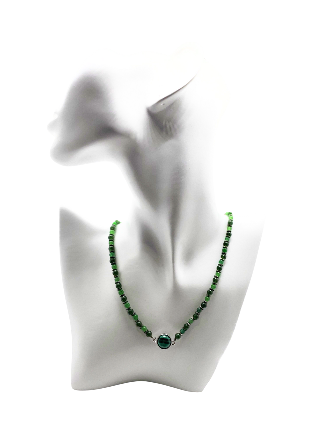 Malachite Green Aventurine Jade Necklace