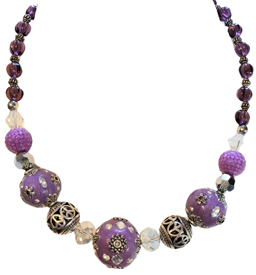 Purple Expression Necklace