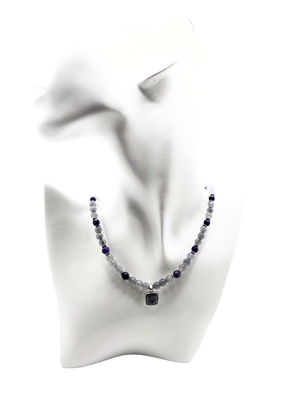 Labradorite Amethyst Necklace