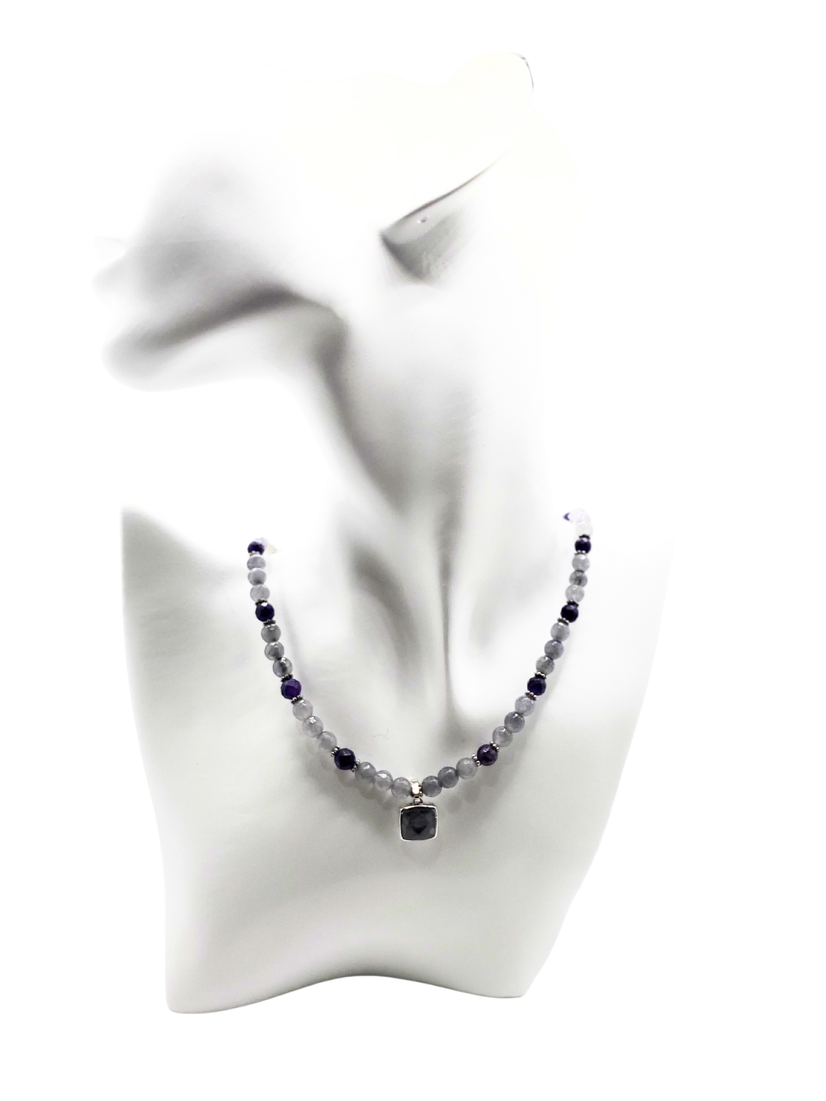 Labradorite Amethyst Necklace