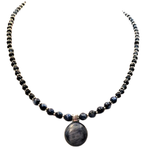 Round Kyanite Necklace