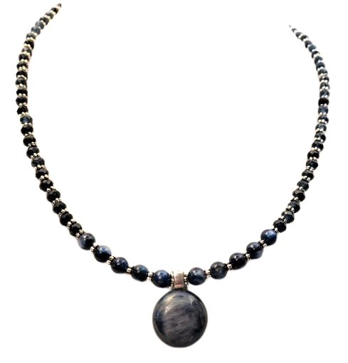 Round Kyanite Necklace