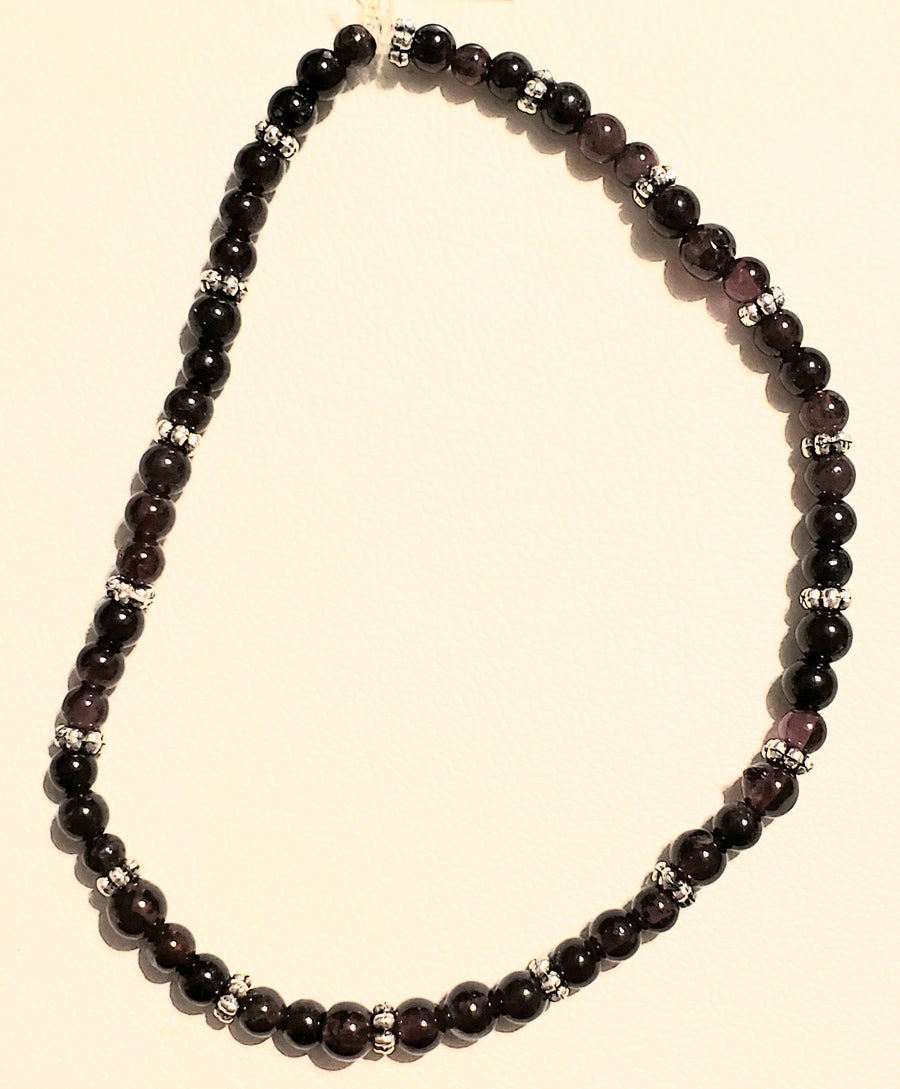 Garnet Stretch Bracelet